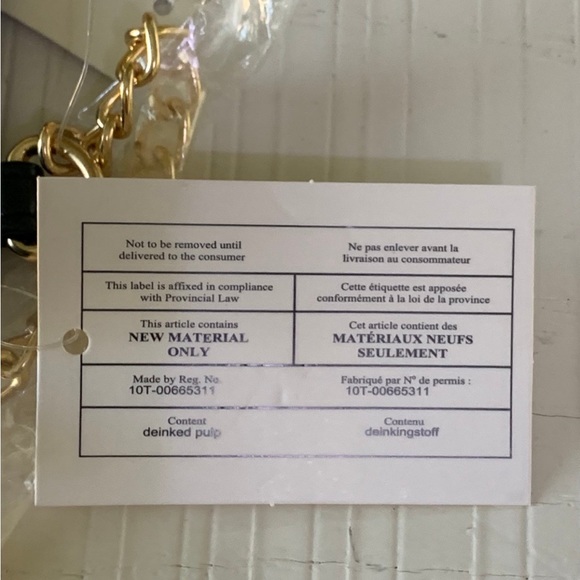 Francesca’s collections Mandy Croc Embossed Envelope Key Ring in black color - Picture 10 of 12